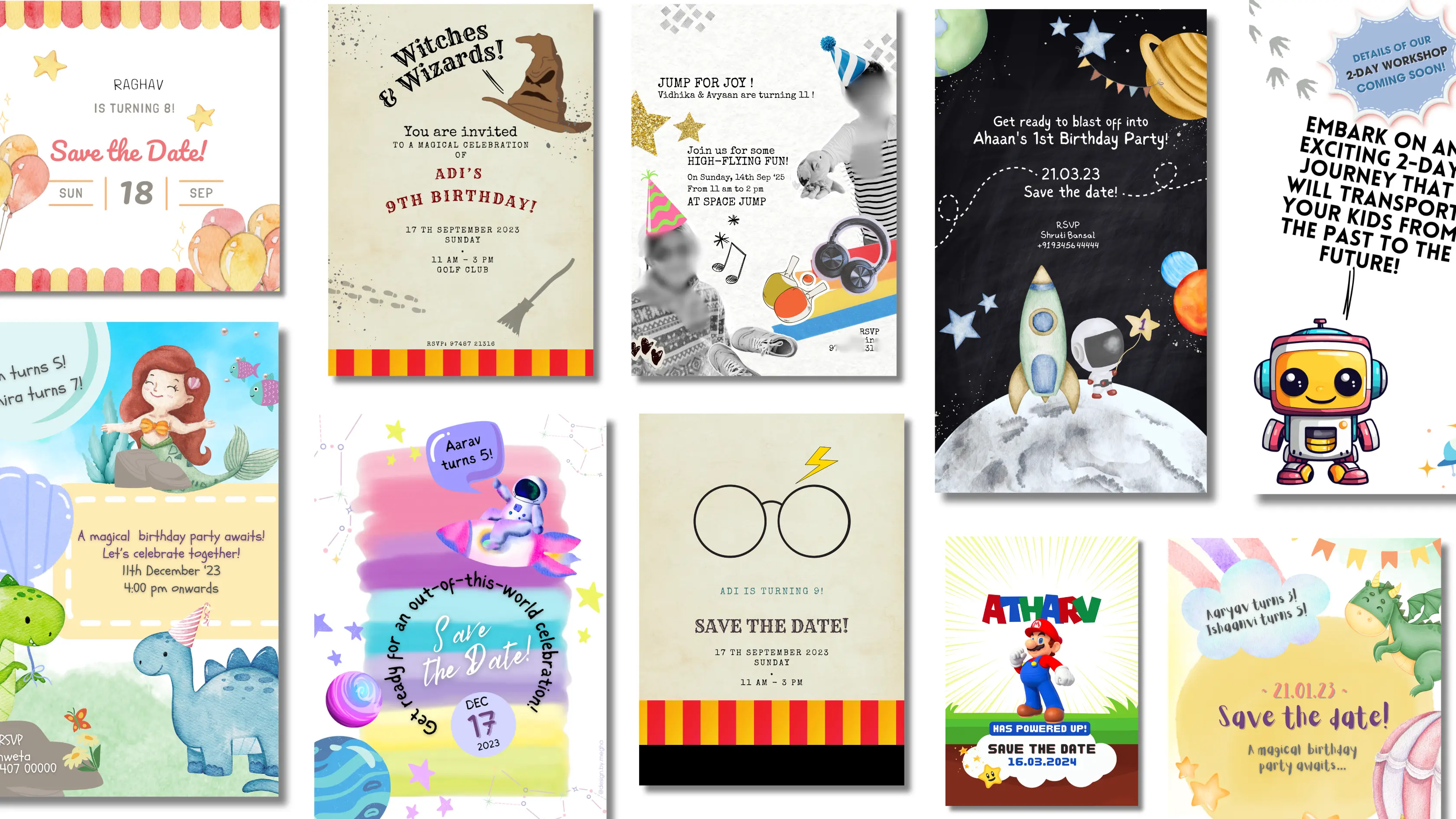 Playful designs for unforgettable moments.